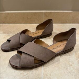 Lucky Brand Gallah Open Toe Flats